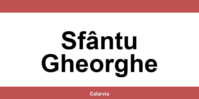 Program și contact CAS Sfântu Gheorghe – telefon utile